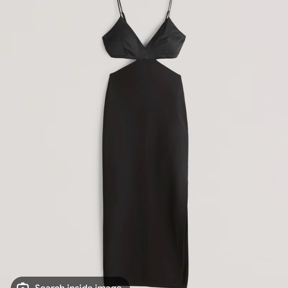 Abercrombie Mixed Fabric Dress - Picture 2 of 8